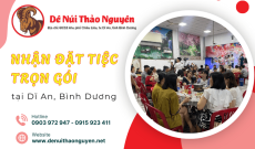 Nhận đặt tiệc sinh nhật, tiệc liên hoan, tất niên, dịch vụ trọn gói tại Dĩ An, Bình Dương