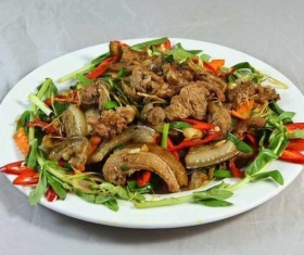 DÊ XÀO SẢ HÀNH