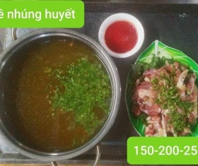 LẨU DÊ NHÚNG HUYẾT