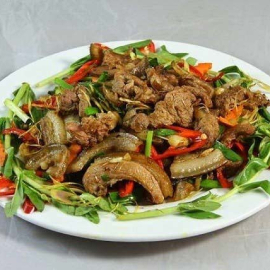 DÊ XÀO SẢ HÀNH
